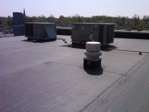Flat commercial roof